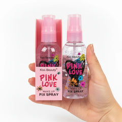 Kiss Beauty Pink Love Makeup Fix Spray Kiss Beauty