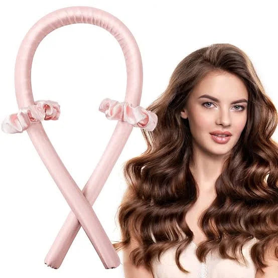 100% IMPORTED Heatless Curling Rod Headband - Natural Waves and Soft Cosmia.pk