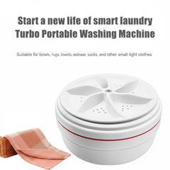 Mini Portable Ultrasonic Turbine Washing Machine - Each Cosmia.pk