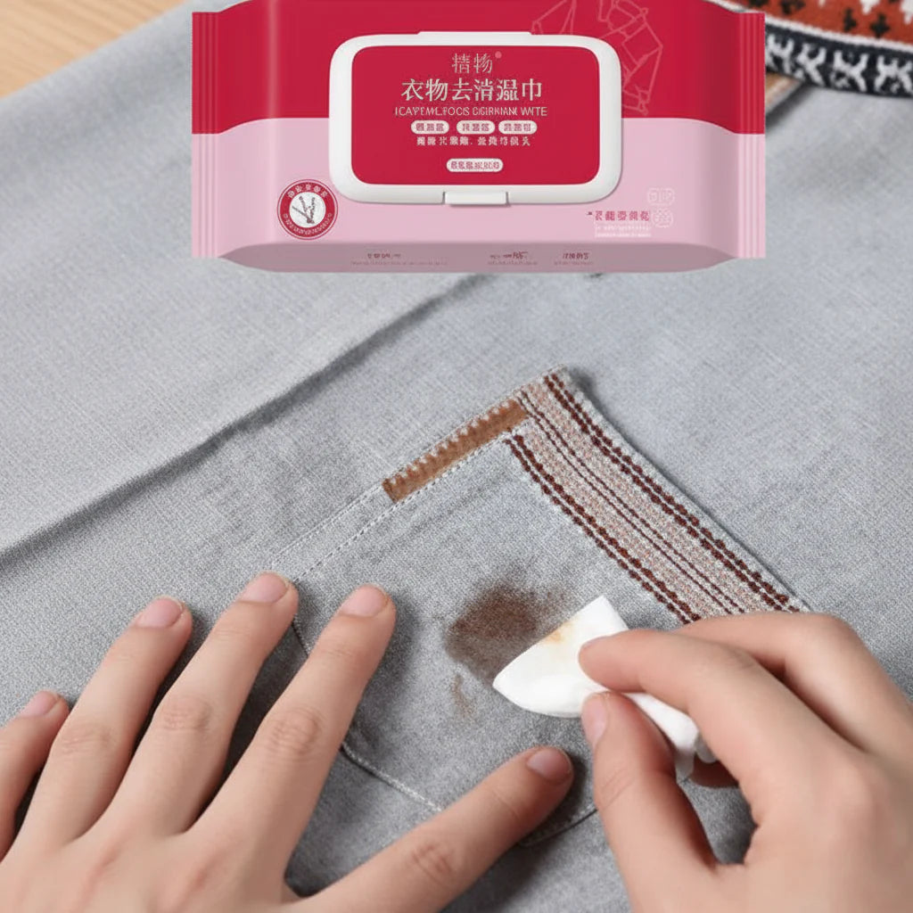 Qianhui Clothing Stain Wipes - 80 Pcs Cosmia.pk