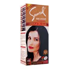 Samsol Hair Colour Black No.45 1 Packet Cosmia.pk