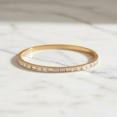 Zircon Gold Color Bangle - Each Cosmia.pk