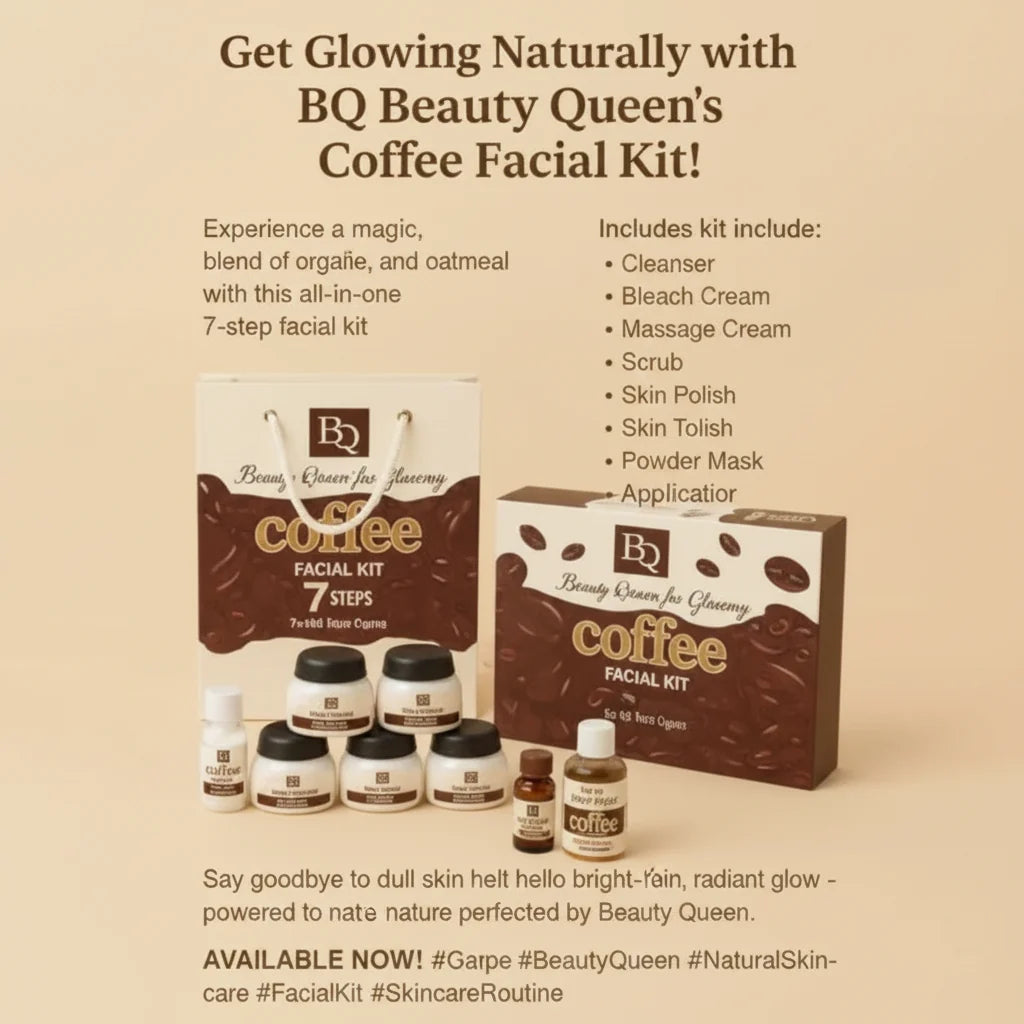Beauty Queen 7-in-1 Korean Coffee Facial Kit beauty queen