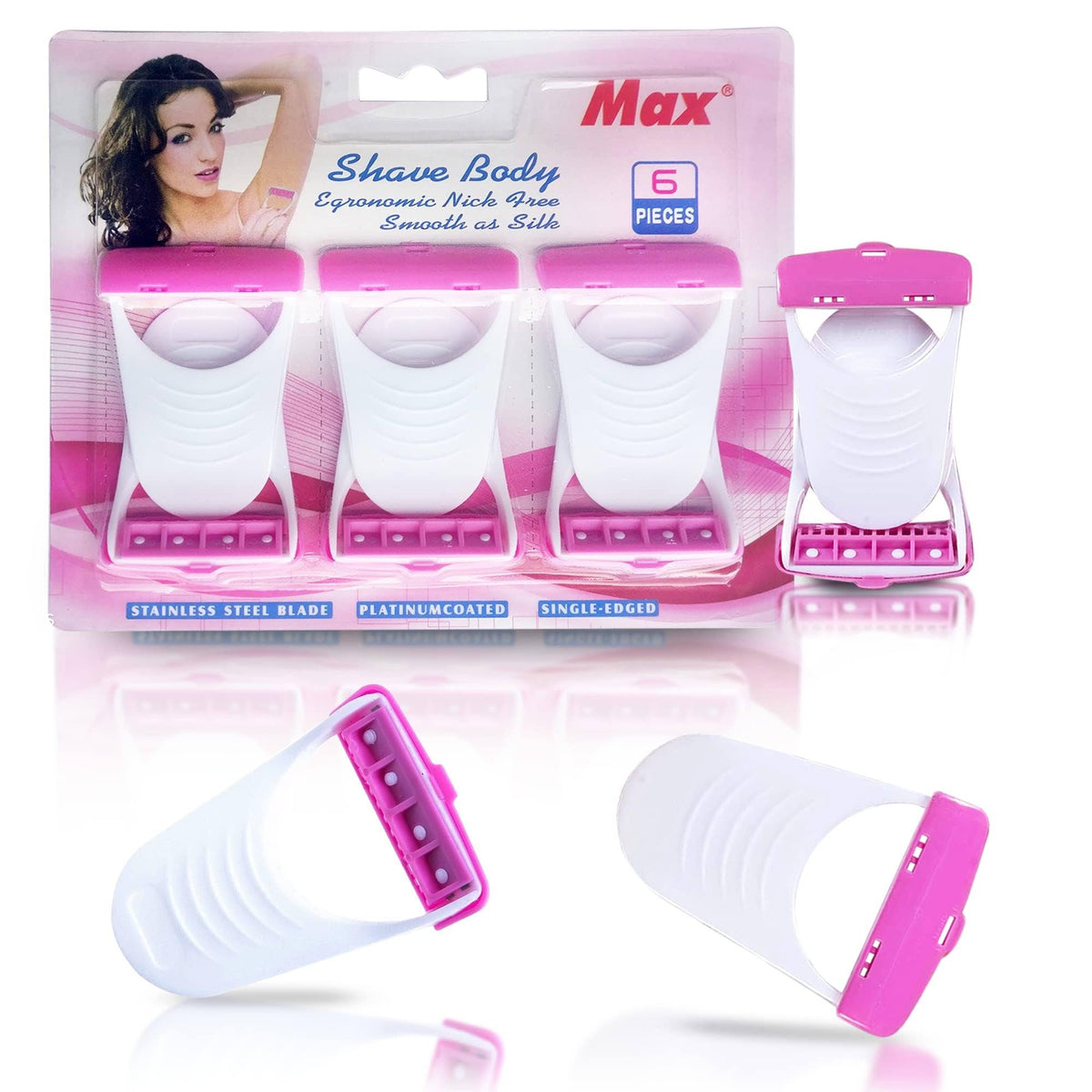 Ladies Safety Razor Set – 6 Pcs Max
