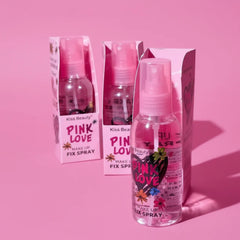 Kiss Beauty Pink Love Makeup Fix Spray Kiss Beauty