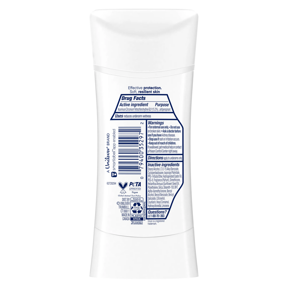 Dove Advanced Care Cool Essentials Antiperspirant Deodorant Stick 74g Dove