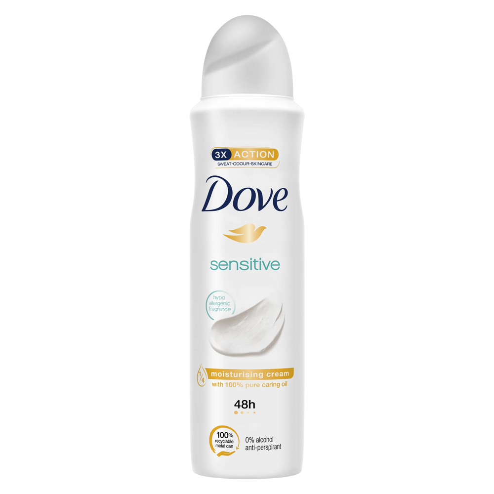 Dove Sensitive Anti-Perspirant Deodorant - 150ml Dove