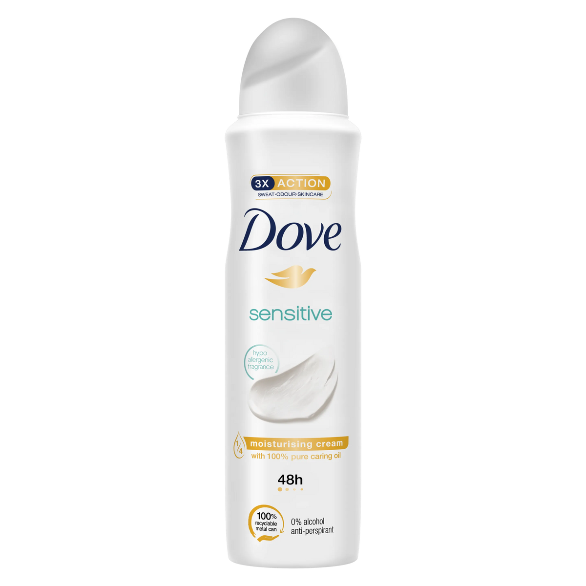Dove Sensitive Anti-Perspirant Deodorant - 150ml Dove
