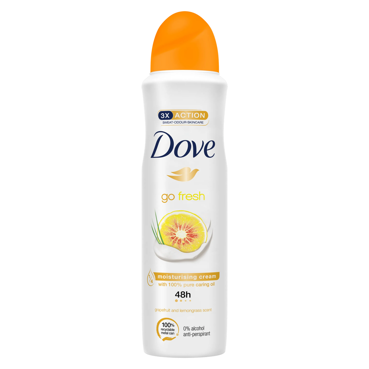 Dove Go Fresh Grapefruit & Lemongrass Deodorant (150ml) Dove