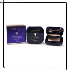 Emelie Double Wear Maximum Cover Pressed Powder Emelie
