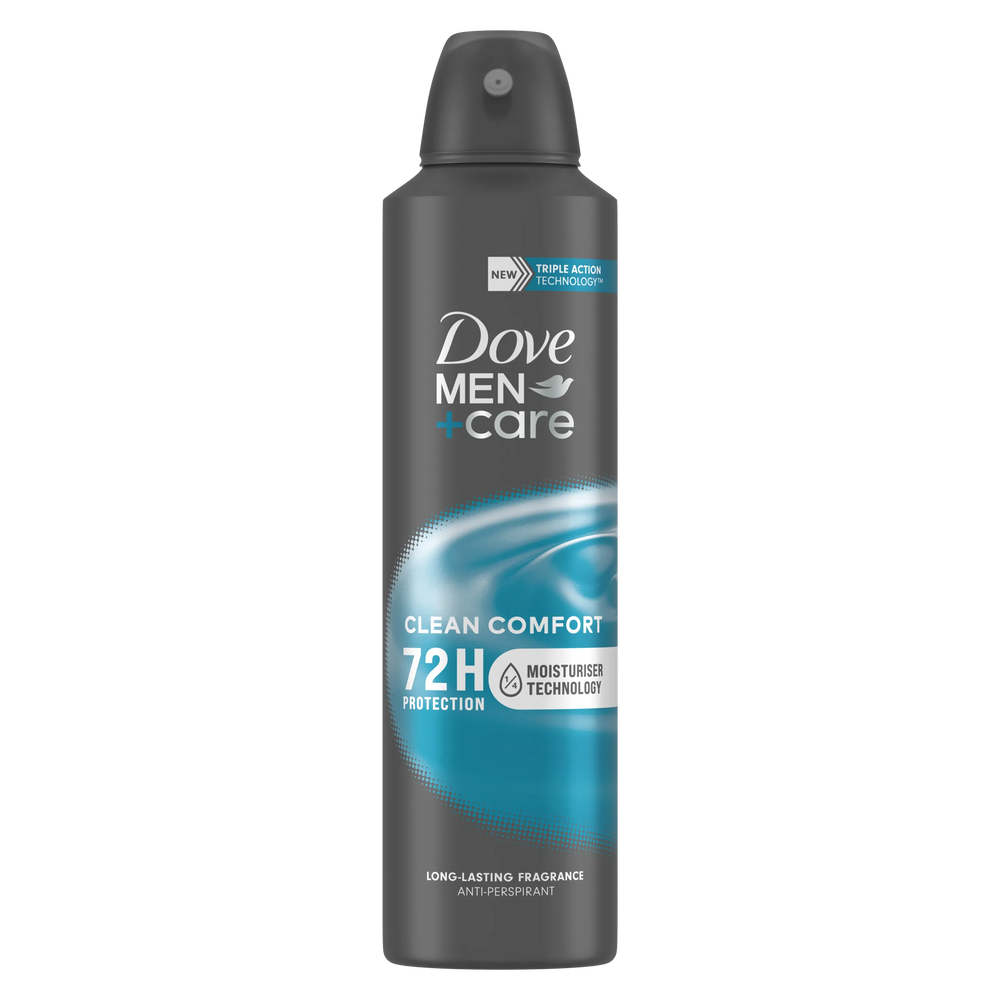 Dove Men+Care Clean Comfort Anti-Perspirant Deodorant - 150ml Dove
