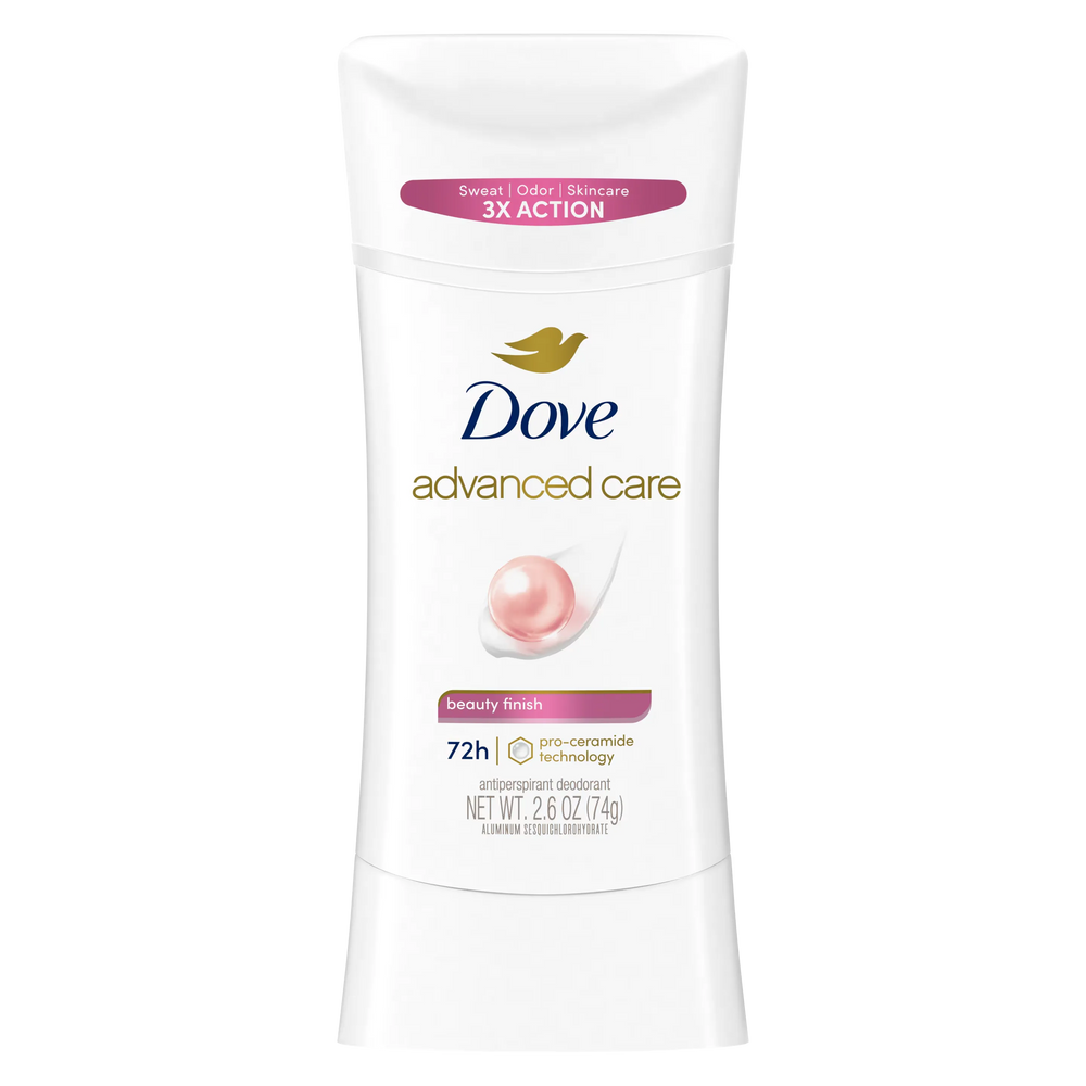 Dove Advanced Care Beauty Finish Antiperspirant Deodorant Stick 74g Dove