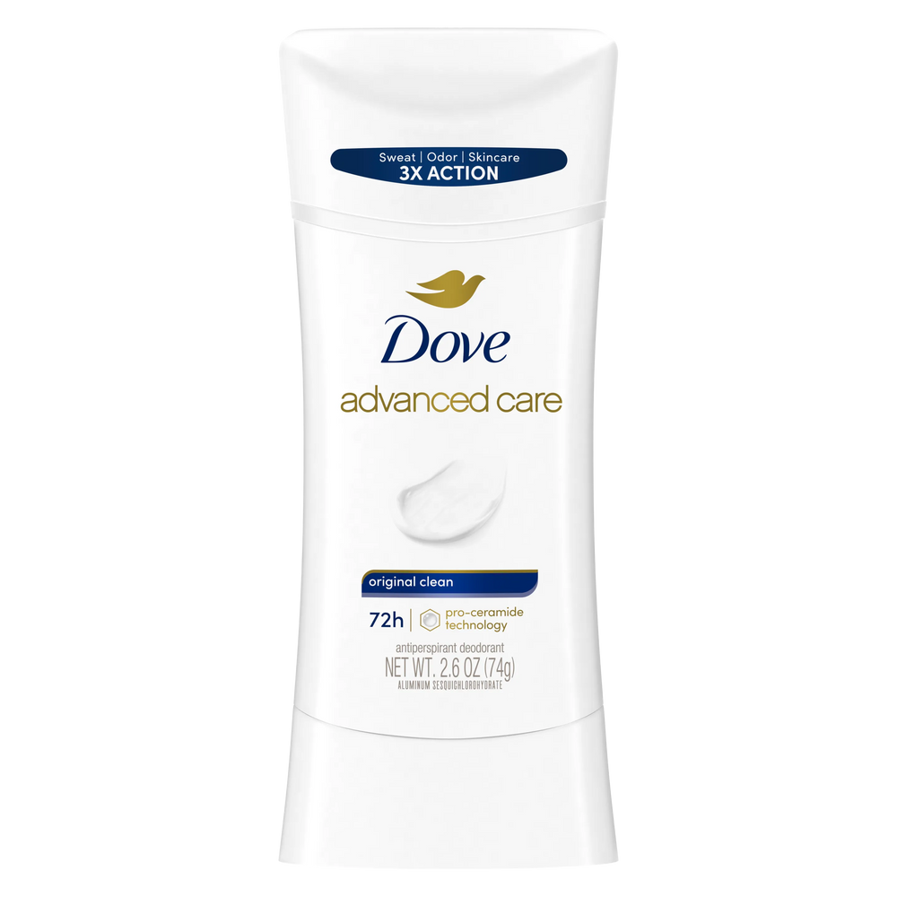 Dove Advanced Care Original Clean Antiperspirant Deodorant Stick 74g Dove