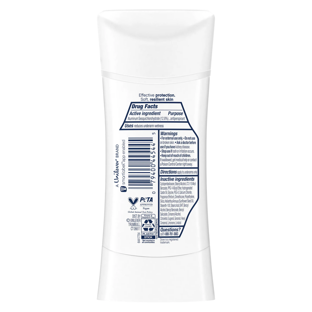 Dove Advanced Care Original Clean Antiperspirant Deodorant Stick 74g Dove