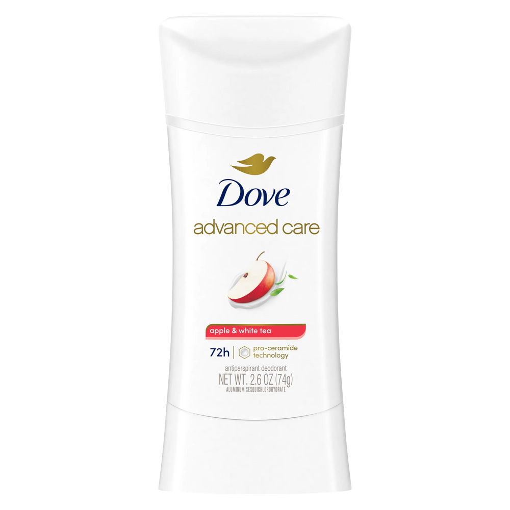 Dove Advanced Care Apple & White Tea Antiperspirant Deodorant Stick - 74g Dove