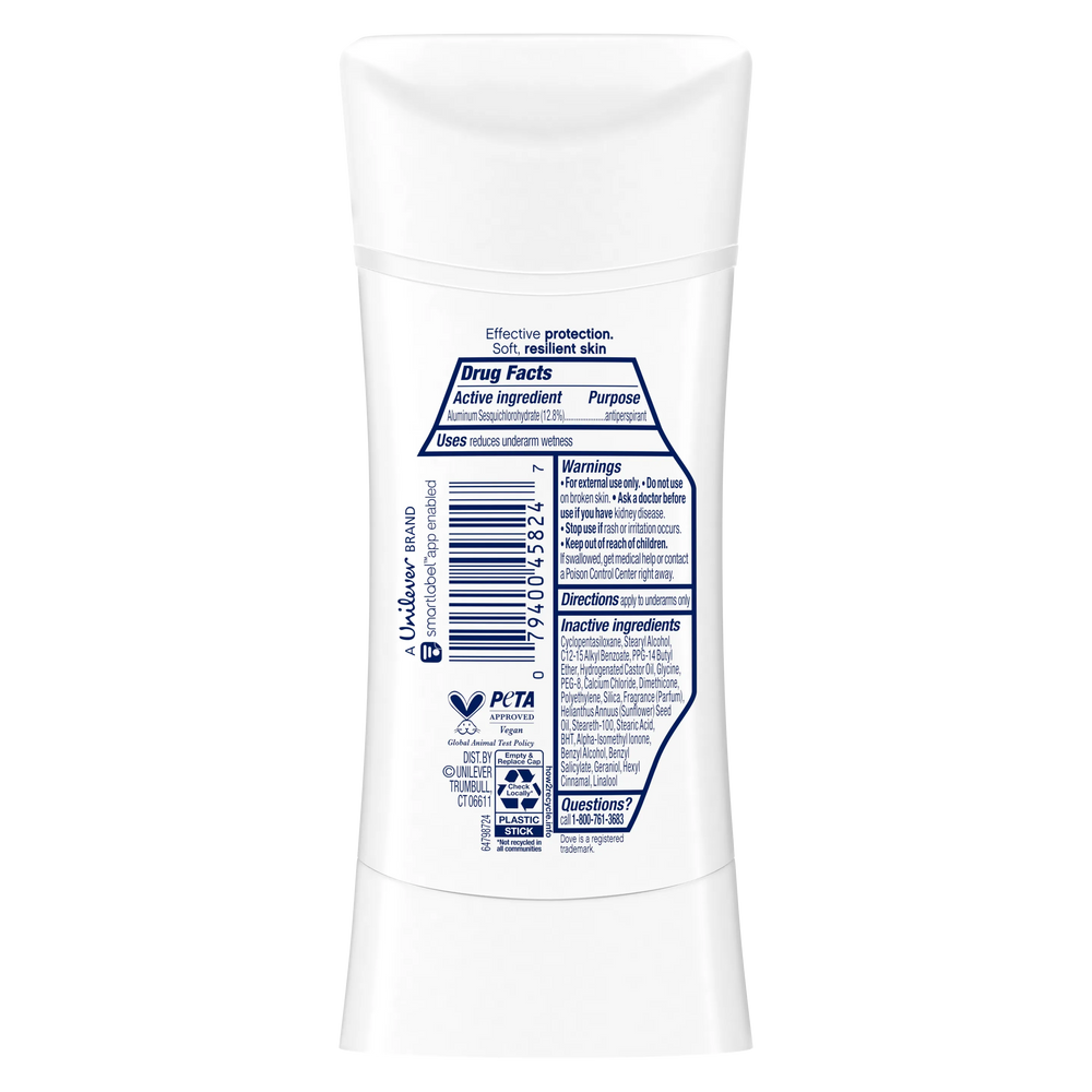 Dove Advanced Care Apple & White Tea Antiperspirant Deodorant Stick - 74g Dove