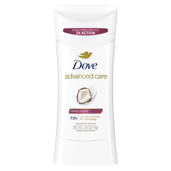 Dove Advanced Care Caring Coconut Antiperspirant Deodorant Stick 74g Dove