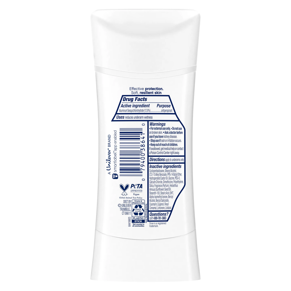 Dove Advanced Care Caring Coconut Antiperspirant Deodorant Stick 74g Dove