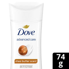 Dove Advanced Care Shea Butter Antiperspirant Deodorant Stick 74g Dove