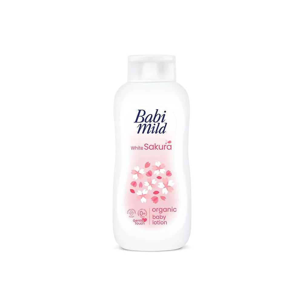 Babi Mild White Sakura Organic Baby Lotion - 180ml Babi Mild