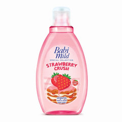 Baby Mild Strawberry Crush Organic Head & Body Bath Wash - 180ml Babi Mild