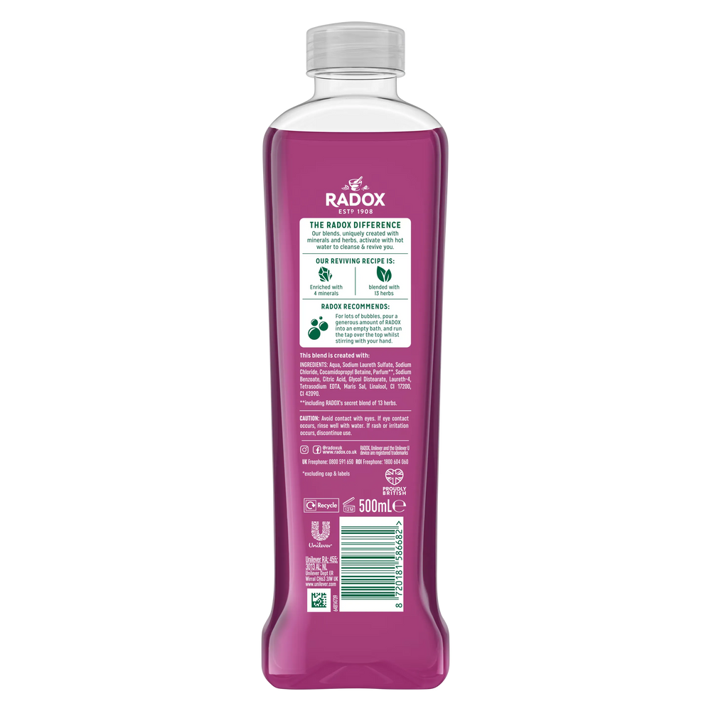 Radox Mineral Therapy Feel Revitalised Bath Soak - 500ml Radox