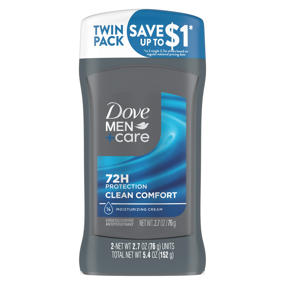Dove Men+Care Clean Comfort Antiperspirant Stick 152g Dove
