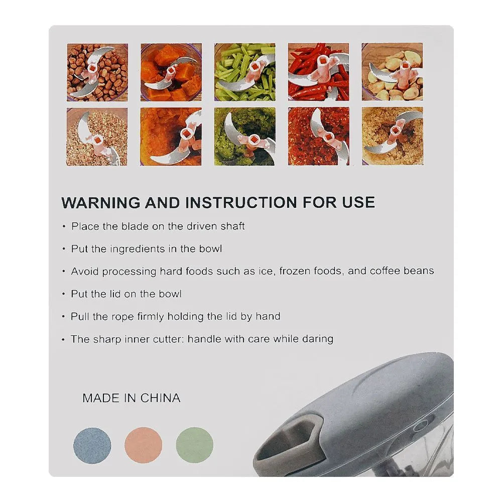 Eotia Hand Cutter – Manual Vegetable & Food Chopper Eotia