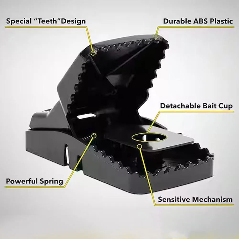 Heavy Duty Plastic Snap Mouse Trap – High Efficiency Rodent Control Cosmia.pk