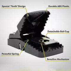 Heavy Duty Plastic Snap Mouse Trap – High Efficiency Rodent Control Cosmia.pk