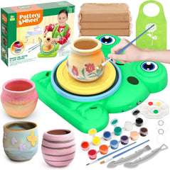DIY Frog Electric Pottery Wheel Pretend Play Set Cosmia.pk