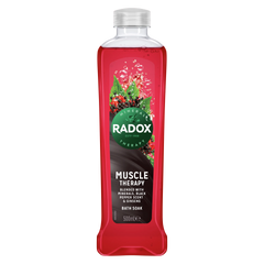 Radox Muscle Therapy Bath Soak with Black Pepper & Ginseng - 500ml Radox