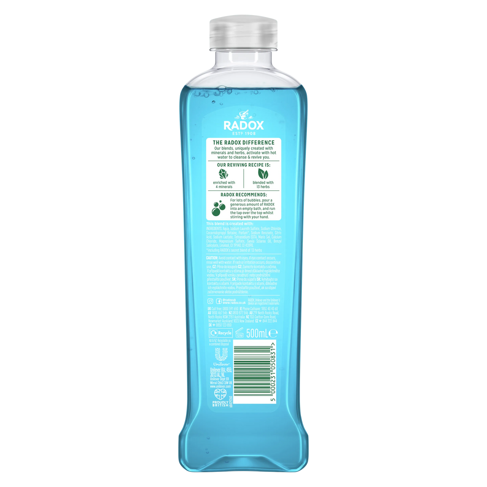 Radox Muscle Soak Bath Soak with Sea Minerals & Sage - 500ml Radox