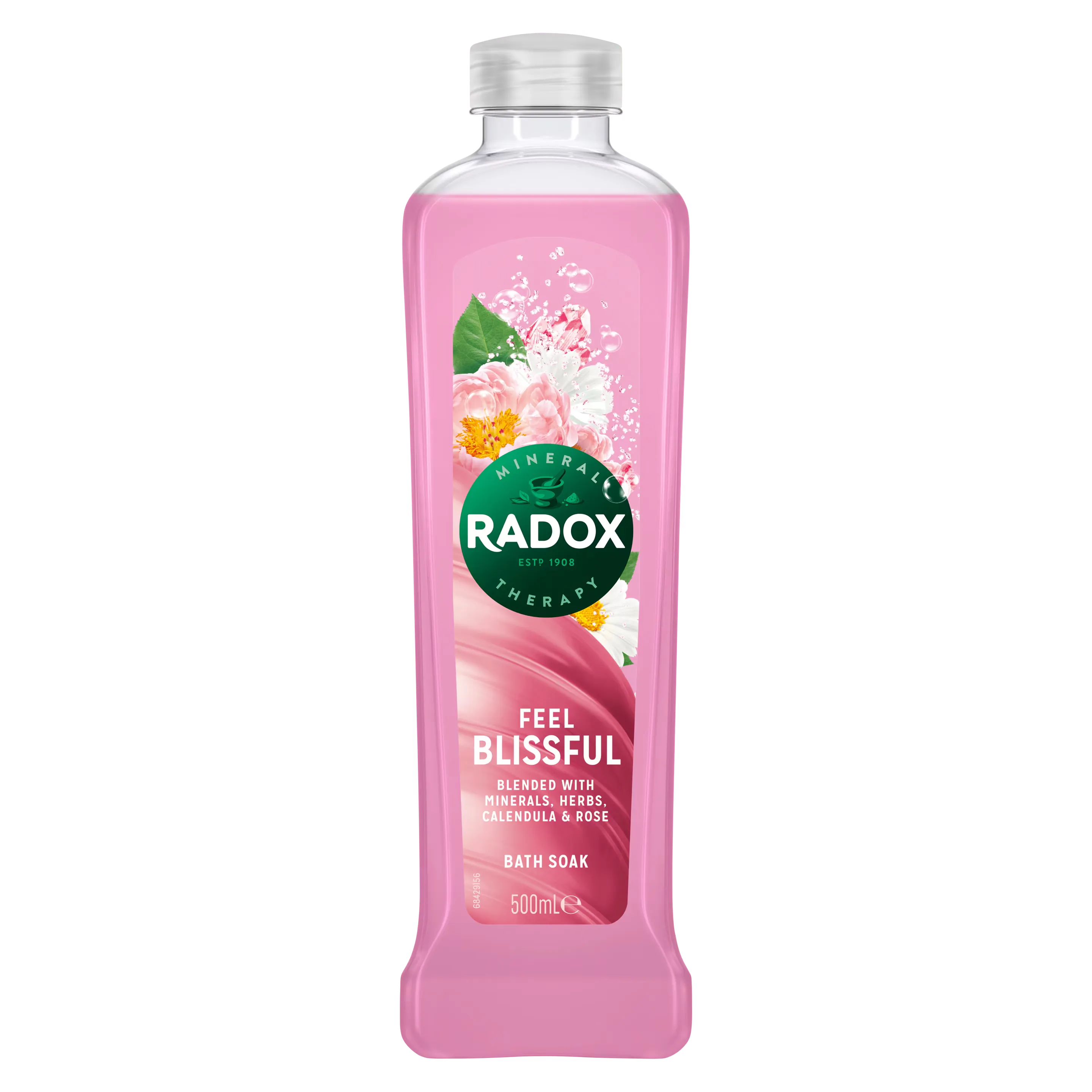 Radox Feel Blissful Bath Soak with Calendula & Rose - 500ml Radox