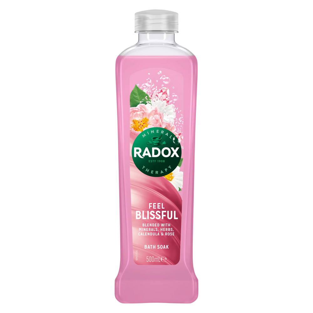 Radox Feel Blissful Bath Soak with Calendula & Rose - 500ml Radox