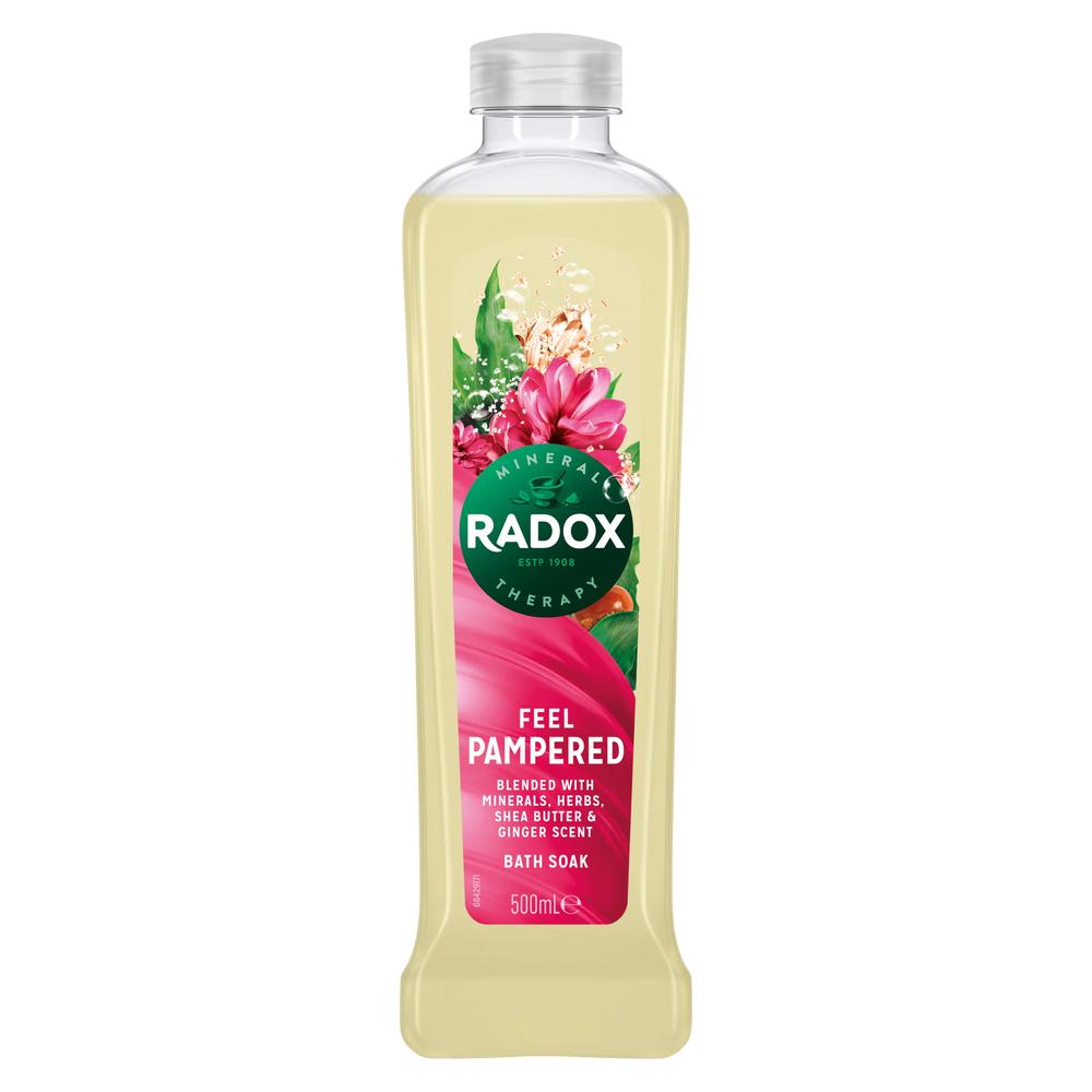Radox Feel Pampered Bath Soak with Shea Butter & Ginger - 500ml Radox