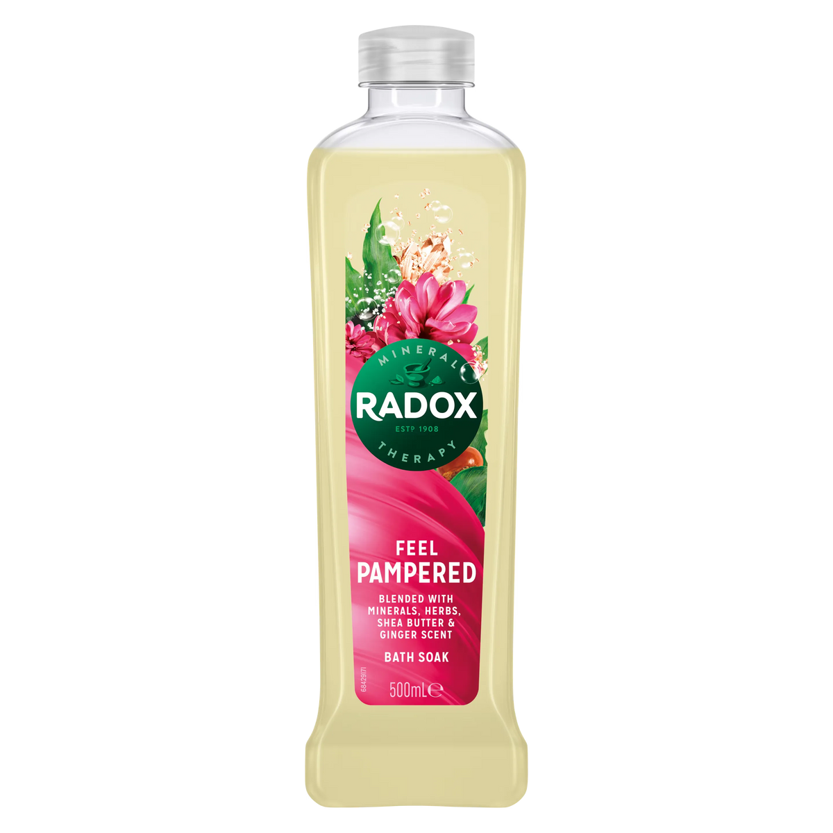 Radox Feel Pampered Bath Soak with Shea Butter & Ginger - 500ml Radox