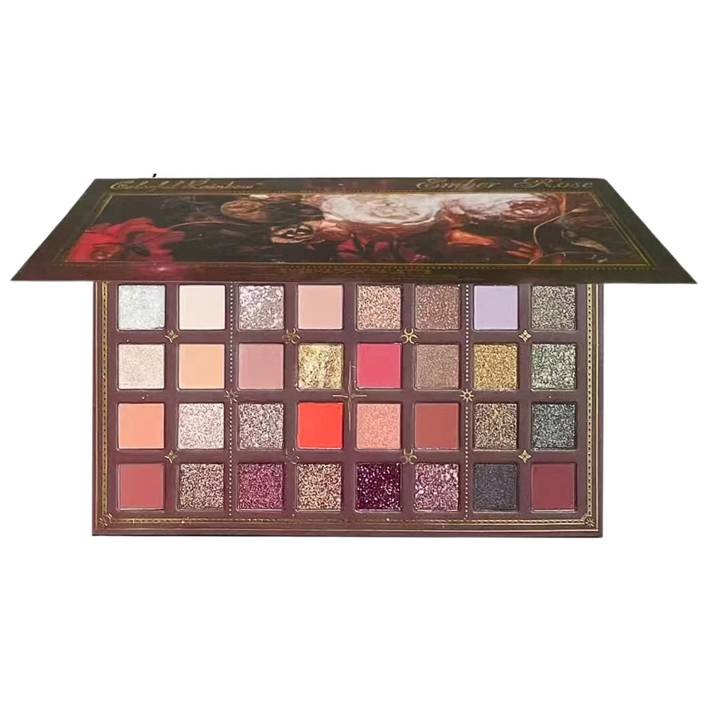 Colorful Rainbow Ember Rose Eyeshadow Palette - 32 Colors Colorful Rainbow