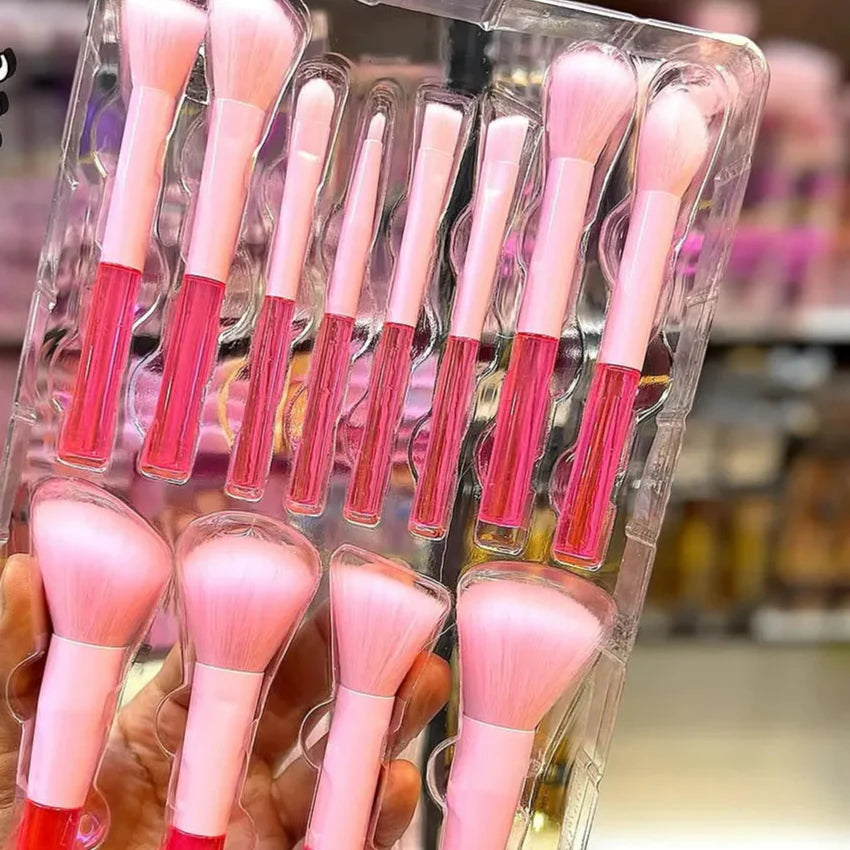 Kiss Lovely Makeup Brush Set - 12Pcs Kiss Lovely