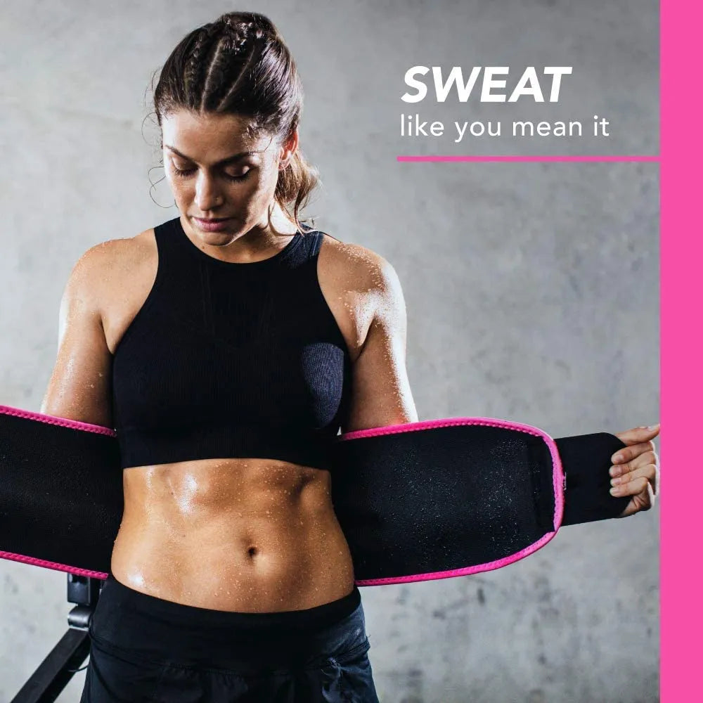 Slimming Sweet Sweat Belt Hot shaper waist trimmer Belt For Men & Cosmia.pk