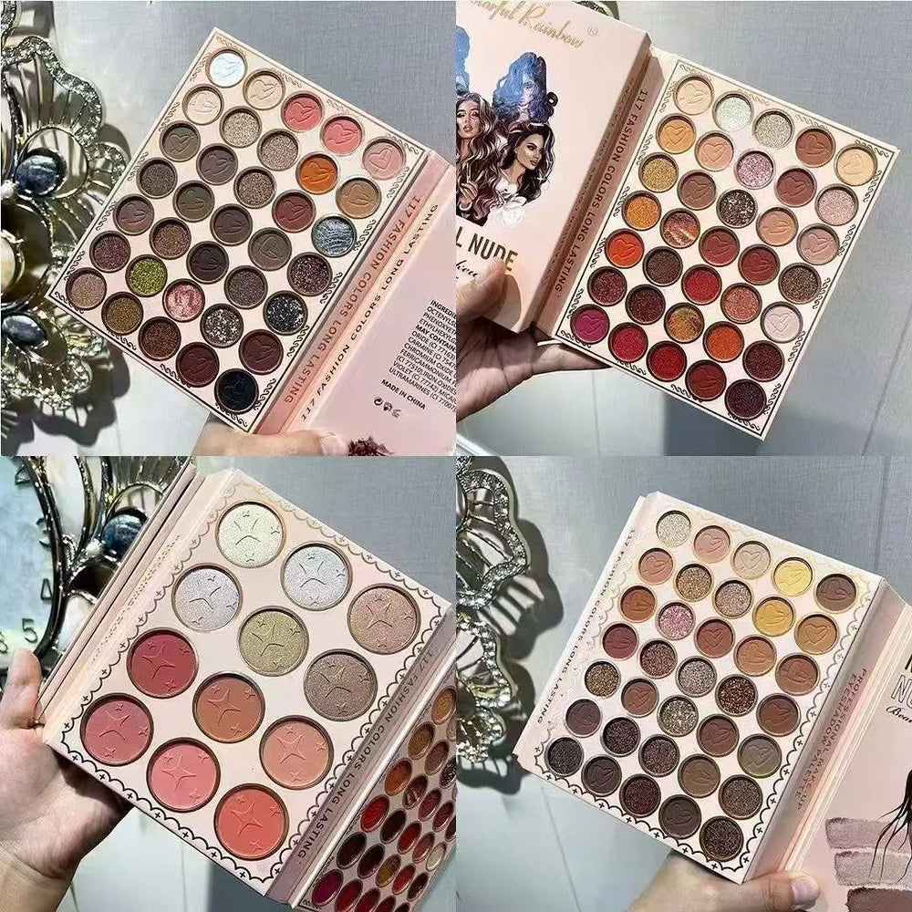 Colorful Rainbow 4-Fold Eyeshadow Palette Colorful Rainbow