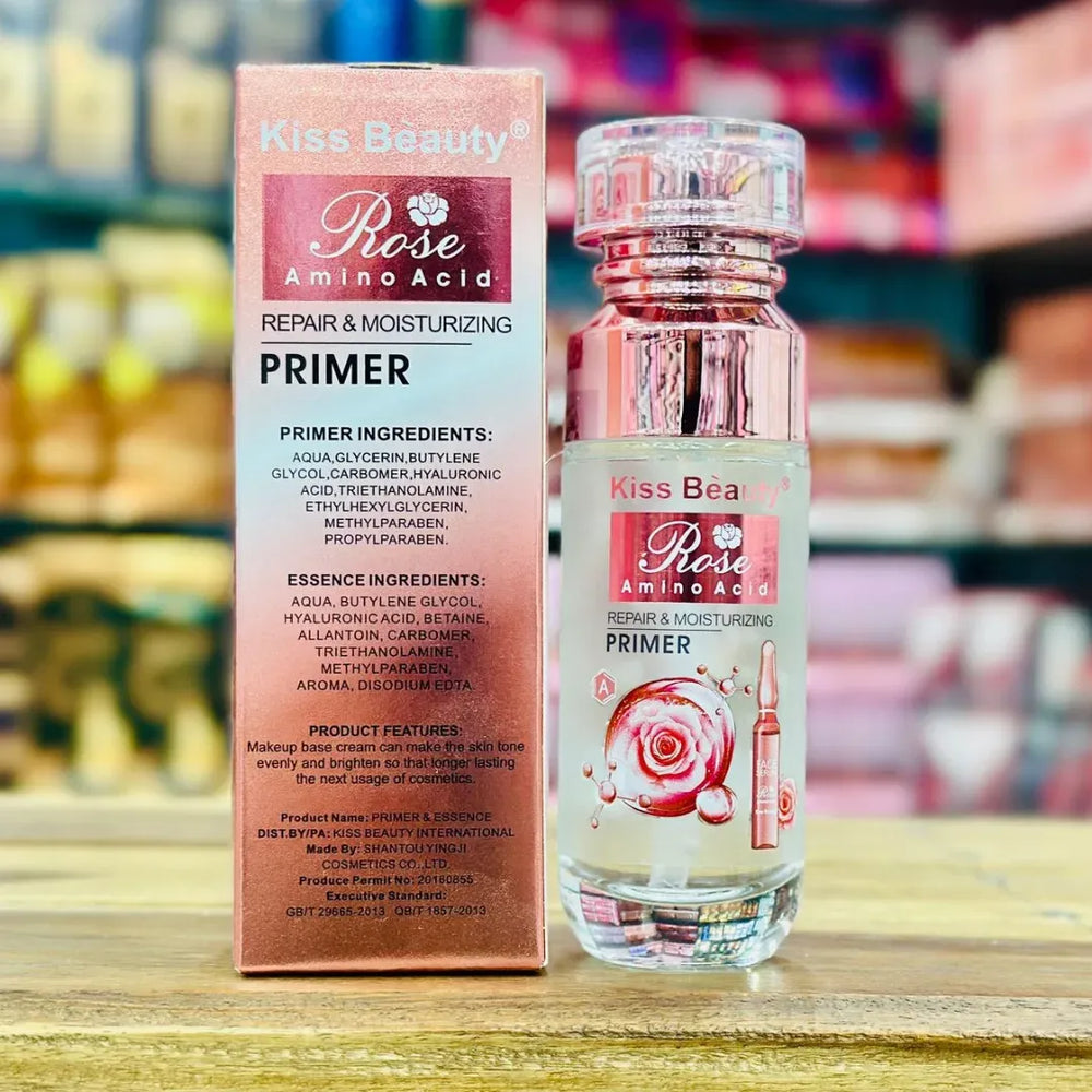 Kiss Beauty Rose Amino Acid Primer Plus Serum - 40ml Kiss Beauty