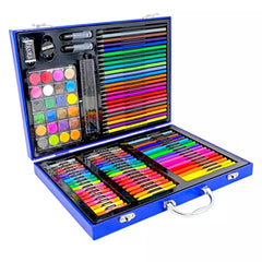 Portable Aluminum Case Supplies Set Art Kit for Kids - -128 Pcs Cosmia.pk
