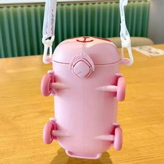 2-in-1 Portable Toy Bus Drinking Bottle Cosmia.pk