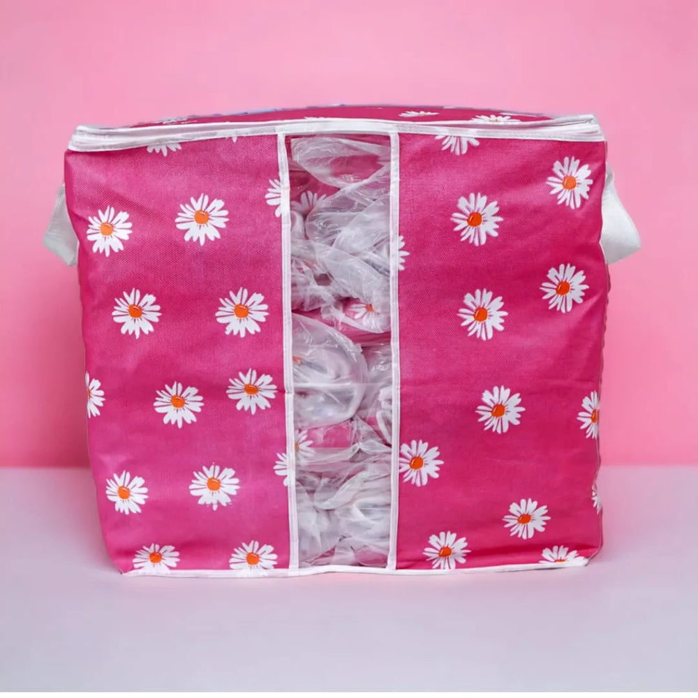 Floral Printed Storage Each Bag Cosmia.pk