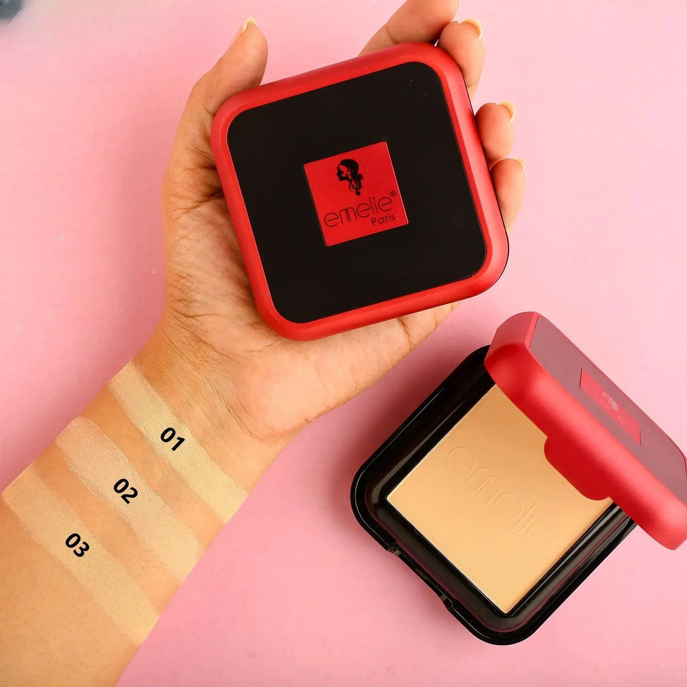 Emelie Matte Coverage Compact Powder Emelie