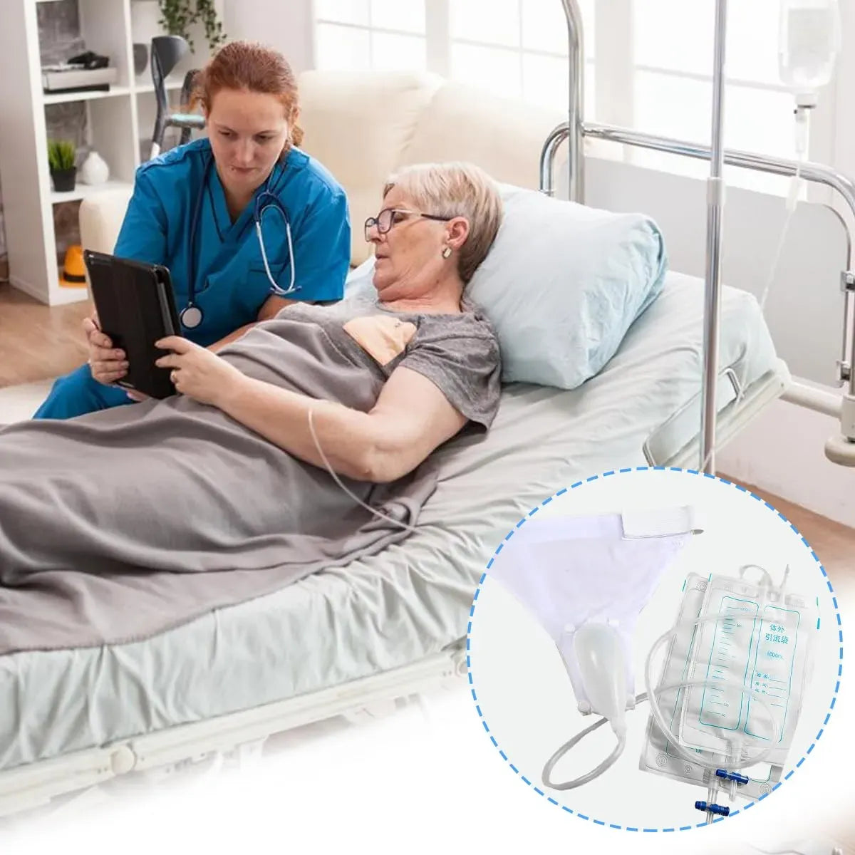 Bliss Reuseable Urine Bag for Male and Female Patients Cosmia.pk