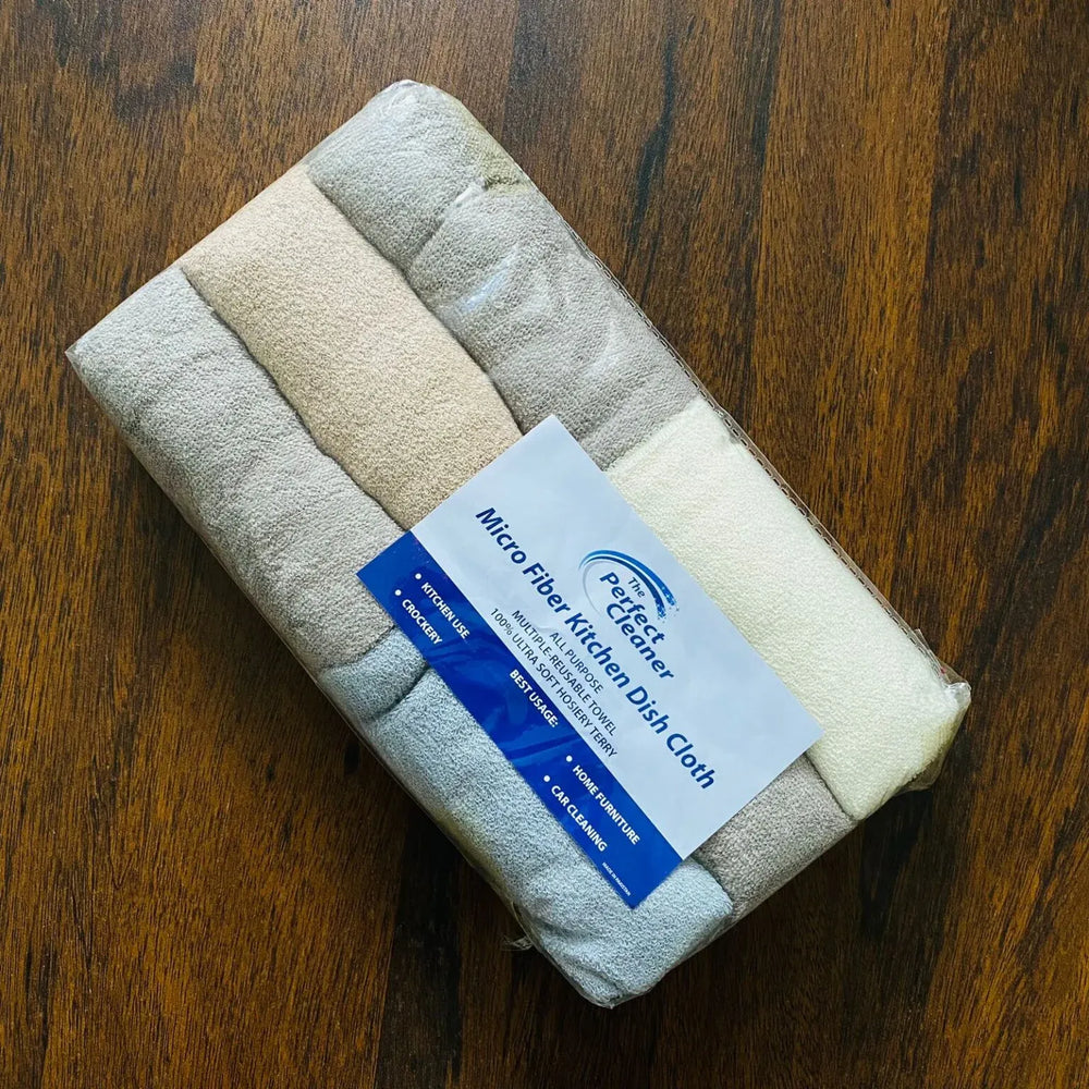 Microfiber Towel - pack of 6 Cosmia.pk