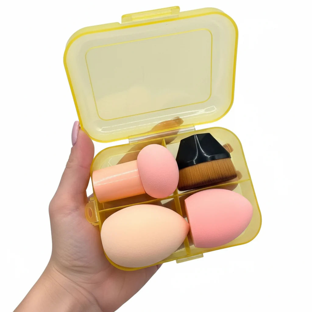4 In 1 Makeup Sponge Set - Each Cosmia.pk