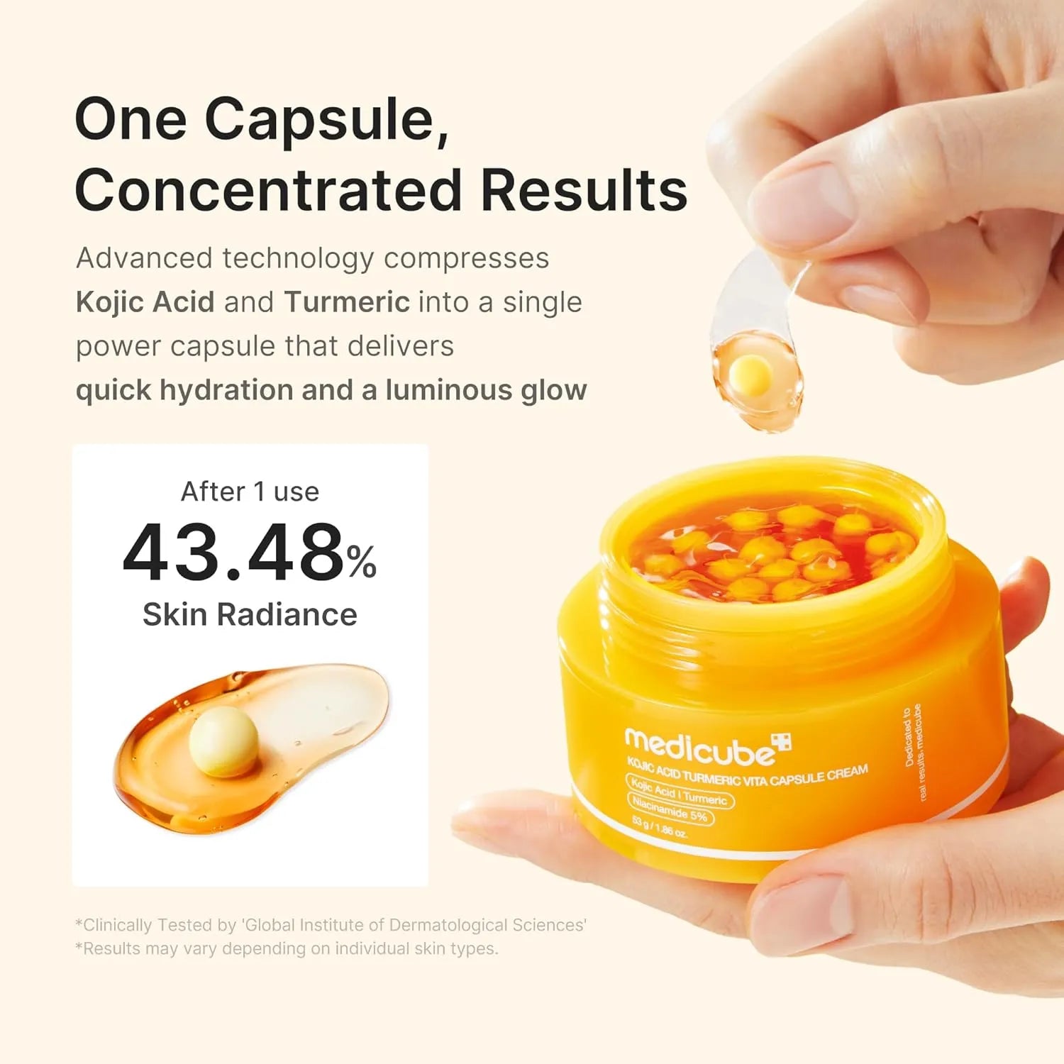 Medicube Kojic Acid Turmeric Vita Capsule Cream - 53g Medicube